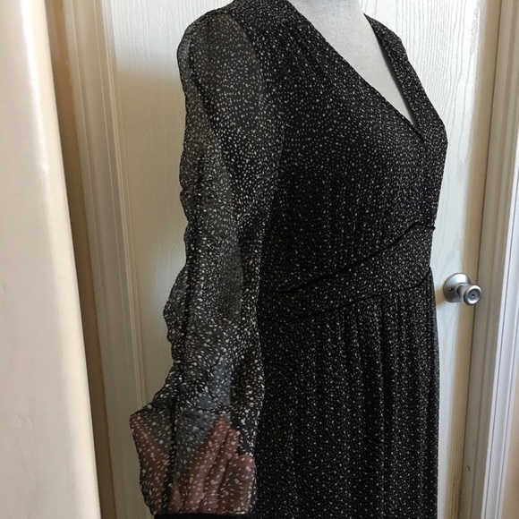 NWT ba&sh Robe Despina Dress Noire M/8 - Picture 7 of 15